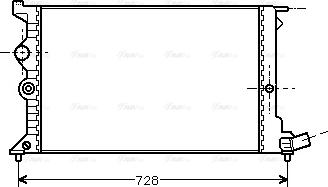 Ava Quality Cooling CNA2072 - Radiators, Motora dzesēšanas sistēma autodraugiem.lv