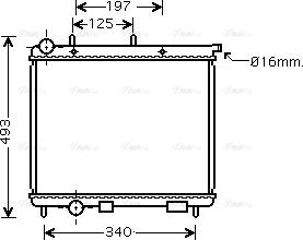 Ava Quality Cooling CNA2189 - Radiators, Motora dzesēšanas sistēma autodraugiem.lv