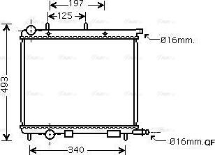 Ava Quality Cooling CNA2227 - Radiators, Motora dzesēšanas sistēma autodraugiem.lv