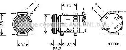 Ava Quality Cooling CNAK214 - Kompresors, Gaisa kond. sistēma autodraugiem.lv