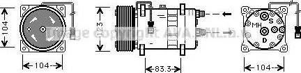 Ava Quality Cooling CN K023 - Kompresors, Gaisa kond. sistēma autodraugiem.lv