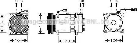 Ava Quality Cooling CN K180 - Kompresors, Gaisa kond. sistēma autodraugiem.lv