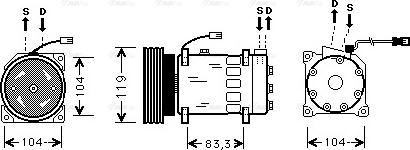 Ava Quality Cooling CN K179 - Kompresors, Gaisa kond. sistēma autodraugiem.lv