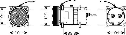 Ava Quality Cooling CN K176 - Kompresors, Gaisa kond. sistēma autodraugiem.lv