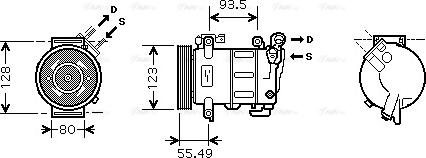Ava Quality Cooling CN K251 - Kompresors, Gaisa kond. sistēma autodraugiem.lv