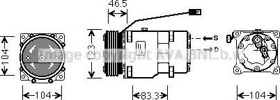Ava Quality Cooling CN K257 - Kompresors, Gaisa kond. sistēma autodraugiem.lv