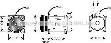 Ava Quality Cooling CN K215 - Kompresors, Gaisa kond. sistēma autodraugiem.lv