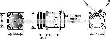 Ava Quality Cooling CN K210 - Kompresors, Gaisa kond. sistēma autodraugiem.lv