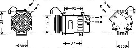 Ava Quality Cooling CN K217 - Kompresors, Gaisa kond. sistēma autodraugiem.lv