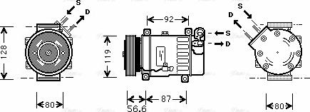 Ava Quality Cooling CN K238 - Kompresors, Gaisa kond. sistēma autodraugiem.lv