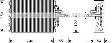 Ava Quality Cooling CN V016 - Iztvaikotājs, Gaisa kondicionēšanas sistēma autodraugiem.lv