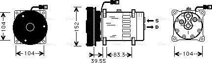 Ava Quality Cooling CPAK003 - Kompresors, Gaisa kond. sistēma autodraugiem.lv