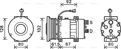 Ava Quality Cooling CPAK011 - Kompresors, Gaisa kond. sistēma autodraugiem.lv