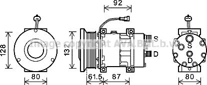 Ava Quality Cooling CPK011 - Kompresors, Gaisa kond. sistēma autodraugiem.lv