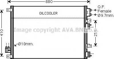 Ava Quality Cooling CR 5093 - Kondensators, Gaisa kond. sistēma autodraugiem.lv