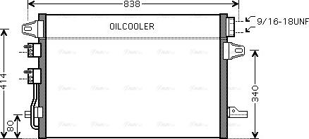 Ava Quality Cooling CR 5088 - Kondensators, Gaisa kond. sistēma autodraugiem.lv