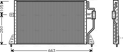 Ava Quality Cooling CR 5024 - Kondensators, Gaisa kond. sistēma autodraugiem.lv