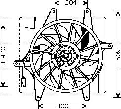 Ava Quality Cooling CR 7505 - Ventilators, Motora dzesēšanas sistēma autodraugiem.lv