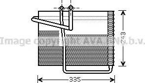 Ava Quality Cooling CR V042 - Iztvaikotājs, Gaisa kondicionēšanas sistēma autodraugiem.lv