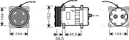 Ava Quality Cooling CSAK002 - Kompresors, Gaisa kond. sistēma autodraugiem.lv