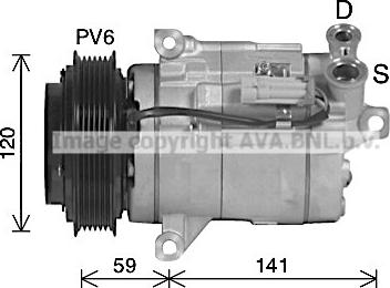 Ava Quality Cooling CTK079 - Kompresors, Gaisa kond. sistēma autodraugiem.lv