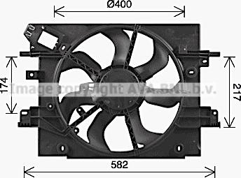 Ava Quality Cooling DA7018 - Ventilators, Motora dzesēšanas sistēma autodraugiem.lv