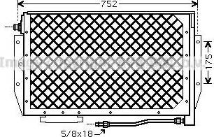 Ava Quality Cooling DF 5032 - Kondensators, Gaisa kond. sistēma autodraugiem.lv