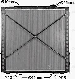 Ava Quality Cooling DF2098 - Radiators, Motora dzesēšanas sistēma autodraugiem.lv