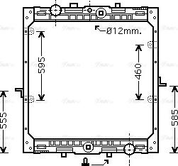 Ava Quality Cooling DF 2004 - Radiators, Motora dzesēšanas sistēma autodraugiem.lv