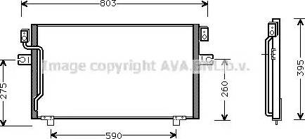 Ava Quality Cooling DN 5160 - Kondensators, Gaisa kond. sistēma autodraugiem.lv