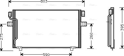 Ava Quality Cooling DN 5186 - Kondensators, Gaisa kond. sistēma autodraugiem.lv