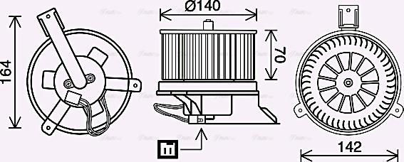 Ava Quality Cooling DN8434 - Salona ventilators autodraugiem.lv