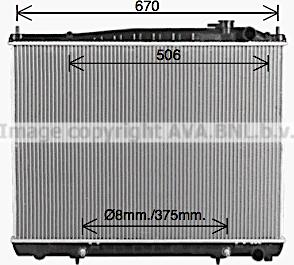 Ava Quality Cooling DN2464 - Radiators, Motora dzesēšanas sistēma autodraugiem.lv