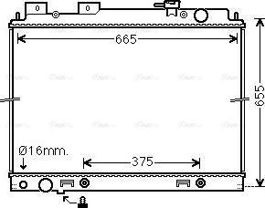 Ava Quality Cooling DN2430 - Radiators, Motora dzesēšanas sistēma autodraugiem.lv