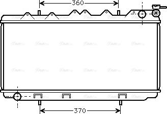 Ava Quality Cooling DN 2114 - Radiators, Motora dzesēšanas sistēma autodraugiem.lv