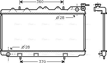 Ava Quality Cooling DN 2116 - Radiators, Motora dzesēšanas sistēma autodraugiem.lv