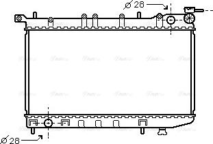 Ava Quality Cooling DN 2123 - Radiators, Motora dzesēšanas sistēma autodraugiem.lv