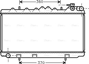 Ava Quality Cooling DN 2122 - Radiators, Motora dzesēšanas sistēma autodraugiem.lv