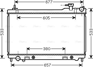 Ava Quality Cooling DN 2304 - Radiators, Motora dzesēšanas sistēma autodraugiem.lv