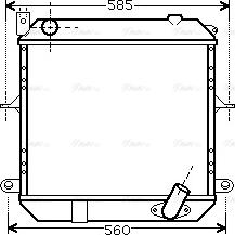 Ava Quality Cooling DN 2327 - Radiators, Motora dzesēšanas sistēma autodraugiem.lv