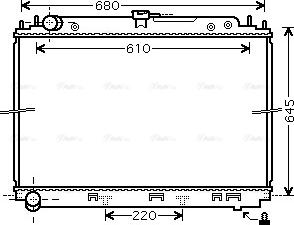 Ava Quality Cooling DN 2296 - Radiators, Motora dzesēšanas sistēma autodraugiem.lv