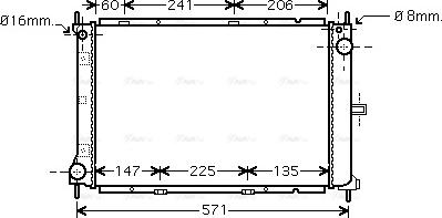 Ava Quality Cooling DN 2249 - Radiators, Motora dzesēšanas sistēma autodraugiem.lv