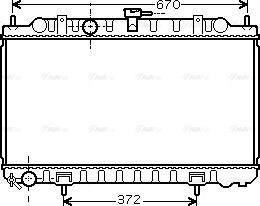 Ava Quality Cooling DN 2245 - Radiators, Motora dzesēšanas sistēma autodraugiem.lv