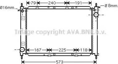 Ava Quality Cooling DN2261 - Radiators, Motora dzesēšanas sistēma autodraugiem.lv