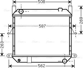 Ava Quality Cooling DN 2209 - Radiators, Motora dzesēšanas sistēma autodraugiem.lv