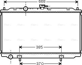 Ava Quality Cooling DN 2224 - Radiators, Motora dzesēšanas sistēma autodraugiem.lv