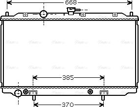 Ava Quality Cooling DN 2223 - Radiators, Motora dzesēšanas sistēma autodraugiem.lv