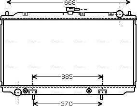 Ava Quality Cooling DN 2222 - Radiators, Motora dzesēšanas sistēma autodraugiem.lv