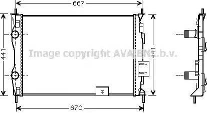 Ava Quality Cooling DN 2279 - Radiators, Motora dzesēšanas sistēma autodraugiem.lv