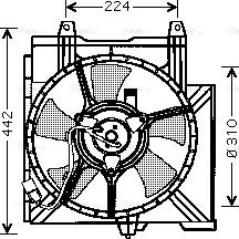 Ava Quality Cooling DN 7509 - Ventilators, Motora dzesēšanas sistēma autodraugiem.lv